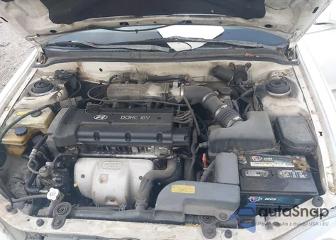 2000 Hyundai Elantra Gls from USA, damaged, VIN KMHJF35F7YU032896